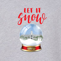 Load image into Gallery viewer, Padgett Thomas Barracks Snow Globe Unisex Drop Shoulder Sweatshirt-WhiteThe Citadel, Padgett Thomas Barracks Snow Globe Design, Unisex Drop Shoulder Sweatshirt-Heather
