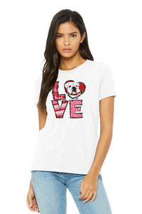 Load image into Gallery viewer, LOVE G3 Women’s Relaxed Triblend Tee-White
