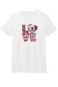 Load image into Gallery viewer, LOVE G3 Women’s Relaxed Triblend Tee-White
