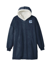 Load image into Gallery viewer, The Citadel C Mountain Lodge Wearable Blanket-Navy Eclipse
