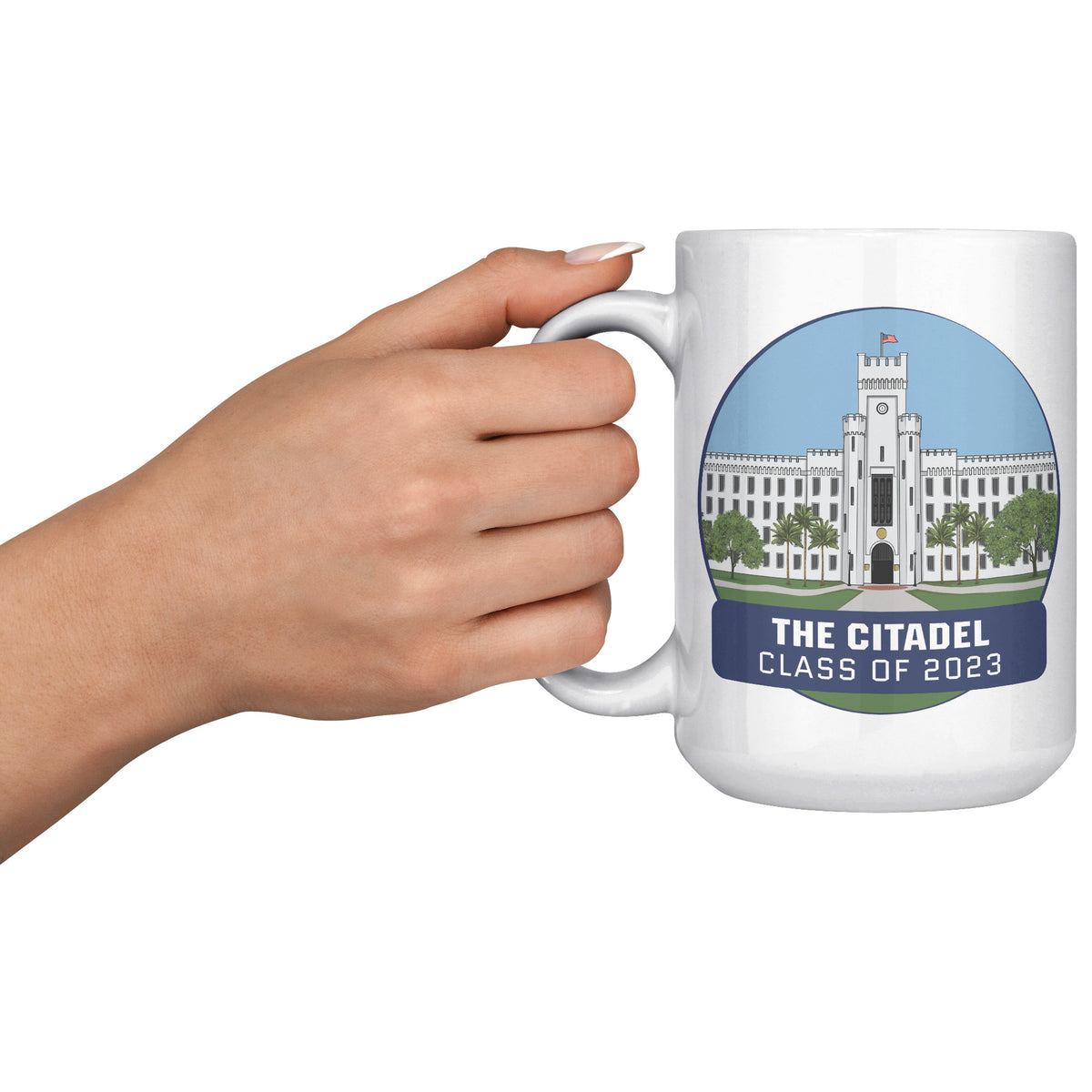 Barracks Class of 2023 White Mug - 15oz