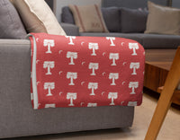 Load image into Gallery viewer, Big Red Palmetto Red Blanket
