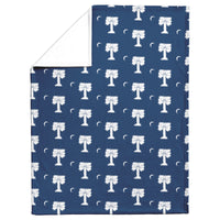 Load image into Gallery viewer, Big Red Palmetto Navy Blanket
