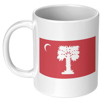 Load image into Gallery viewer, Big Red Palmetto White Mug- 11oz
