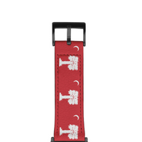 Load image into Gallery viewer, Big Red Palmetto Apple Watch Band-Black
