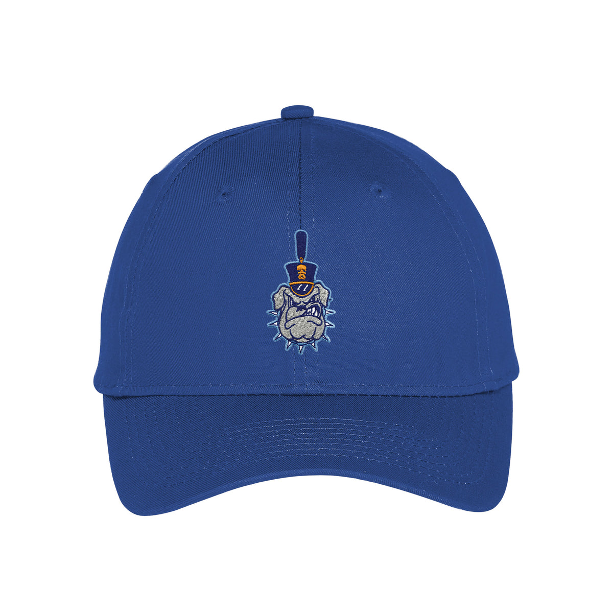 Spike Six-Panel Unstructured Twill Cap-Royal