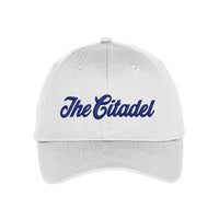 Load image into Gallery viewer, The Citadel Unstructured Twill Cap-White
