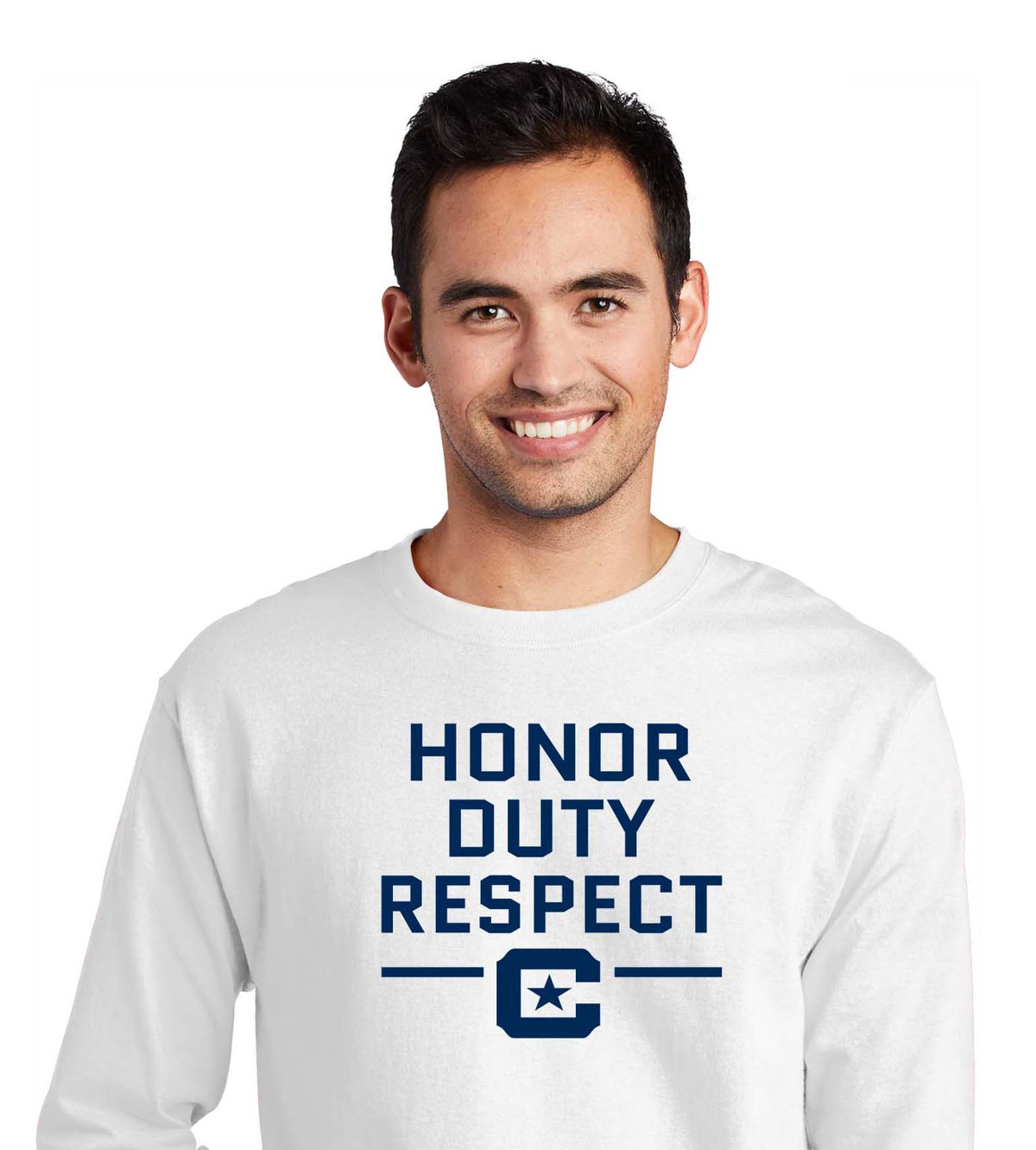 Honor Duty Respect Champion Jersey Long Sleeve Tee