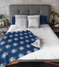 Load image into Gallery viewer, C Spike Navy Blanket
