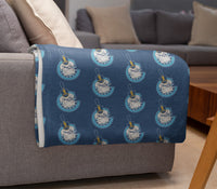 Load image into Gallery viewer, C Spike Navy Blanket
