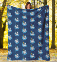 Load image into Gallery viewer, C Spike Navy Blanket
