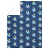 Load image into Gallery viewer, C Spike Navy Blanket
