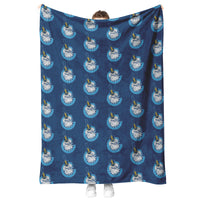 Load image into Gallery viewer, C Spike Navy Blanket
