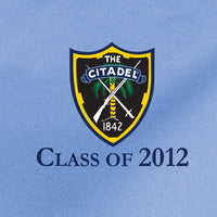 Load image into Gallery viewer, The Citadel Shield Class of 2012 Ladies Performance Polo-Carolina Blue
