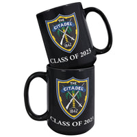 Load image into Gallery viewer, Class Of 2023 Shield Black Mug - 15oz
