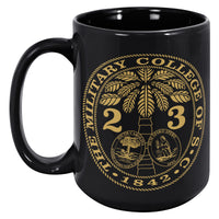 Load image into Gallery viewer, Class Of 2023 The Citadel Bezel Black Mug - 15oz
