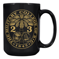 Load image into Gallery viewer, Class Of 2023 The Citadel Bezel Black Mug - 15oz
