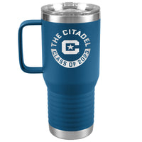 Load image into Gallery viewer, Class Of 2023 The Citadel C Travel Tumbler - 20oz- Blue

