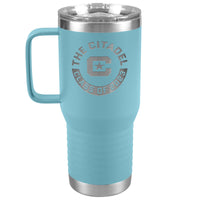 Load image into Gallery viewer, Class Of 2023 The Citadel C Travel Tumbler - 20oz- Light blue
