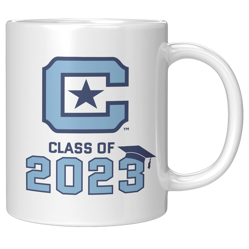 Class Of 2023 The Citadel C White Mug - 11oz