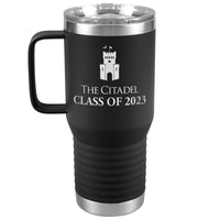 Load image into Gallery viewer, Class of 2023 Barracks Travel Tumbler - 20oz- Black
