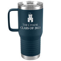 Load image into Gallery viewer, Class of 2023 Barracks Travel Tumbler - 20oz NAvy
