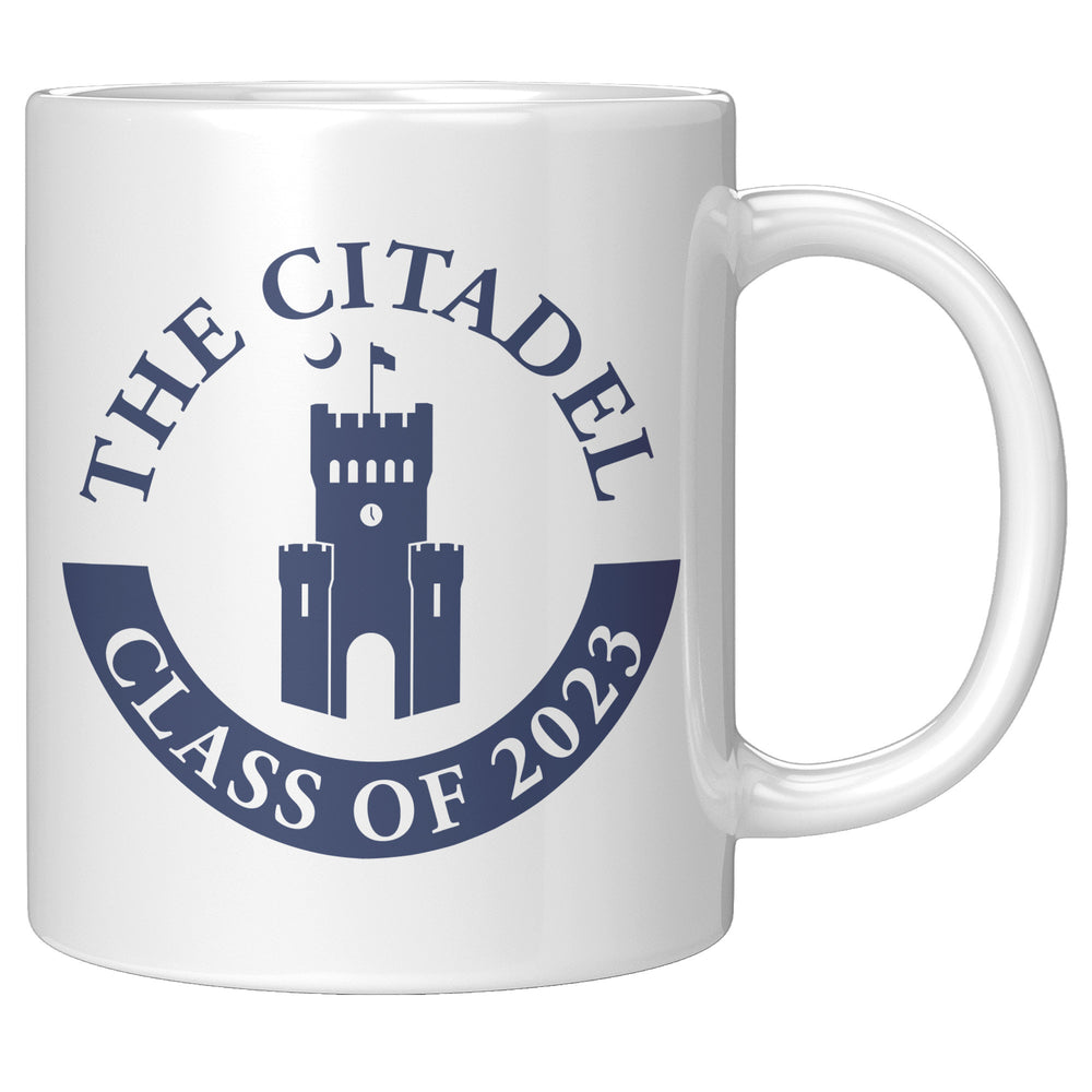 Class of 2023 Barracks White Mug- 11oz