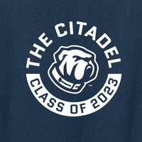 Load image into Gallery viewer, Class Of 2023 Bulldog Women’s Perfect Weight ® Tee- True Navy
