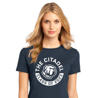 Load image into Gallery viewer, Class Of 2023 Bulldog Women’s Perfect Weight ® Tee- True Navy
