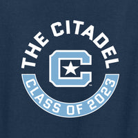 Load image into Gallery viewer, Class Of 2023 The Citadel C Women’s Perfect Weight ® Tee- Navy
