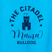 Load image into Gallery viewer, Mama Bulldog Barracks Women’s Perfect Weight ® Tee- Bright Turquoise
