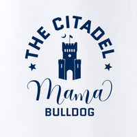 Load image into Gallery viewer, Mama Bulldog Barracks Women’s Perfect Weight ® Tee- White
