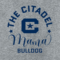Load image into Gallery viewer, Mama Bulldog C Women’s Perfect Weight ® Tee- Heathered Steel
