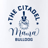 Load image into Gallery viewer, Mama Bulldog Spike Women’s Perfect Weight ® Tee- White
