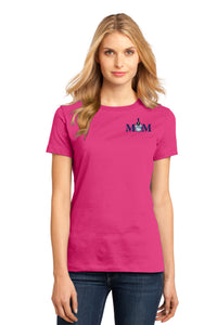 Load image into Gallery viewer, Mom &amp; Spike Women’s Perfect Weight ® Tee - Heathered Steel
