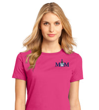 Load image into Gallery viewer, Mom &amp; Spike Women’s Perfect Weight ® Tee - Dark Fuchsia  ac
