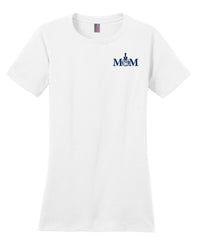 Load image into Gallery viewer, Mom &amp; Spike Women’s Perfect Weight ® Tee - White
