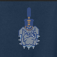 Load image into Gallery viewer, Spike Rhinestones Women’s Perfect Weight ® Tee-Navy
