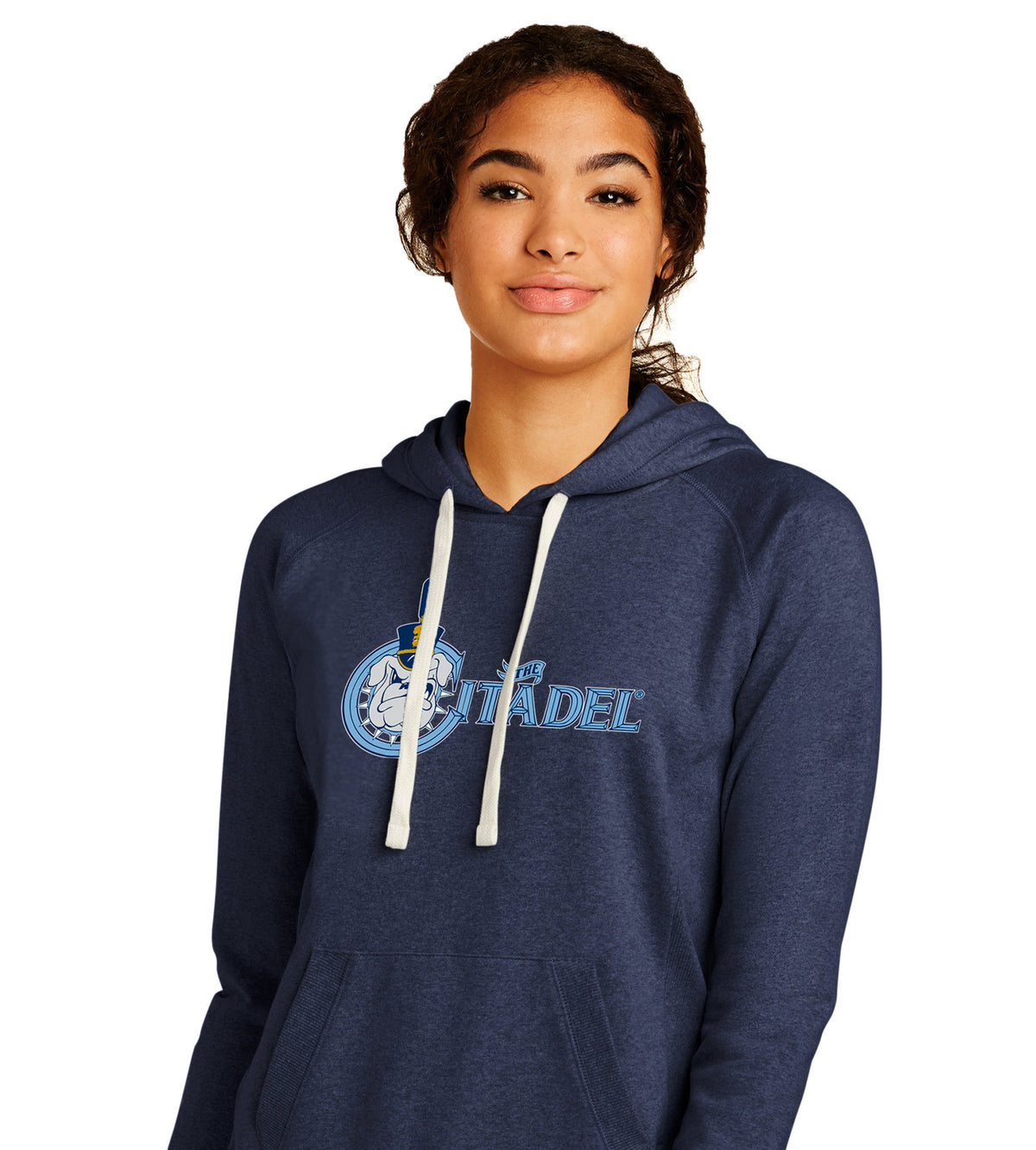 The Citadel Spike Women’s Re-Fleece™ Hoodie_Heather Navy