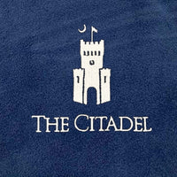Load image into Gallery viewer, The Citadel, Padgett-Thomas Barracks logo, Embroidered Fleece Scarf

