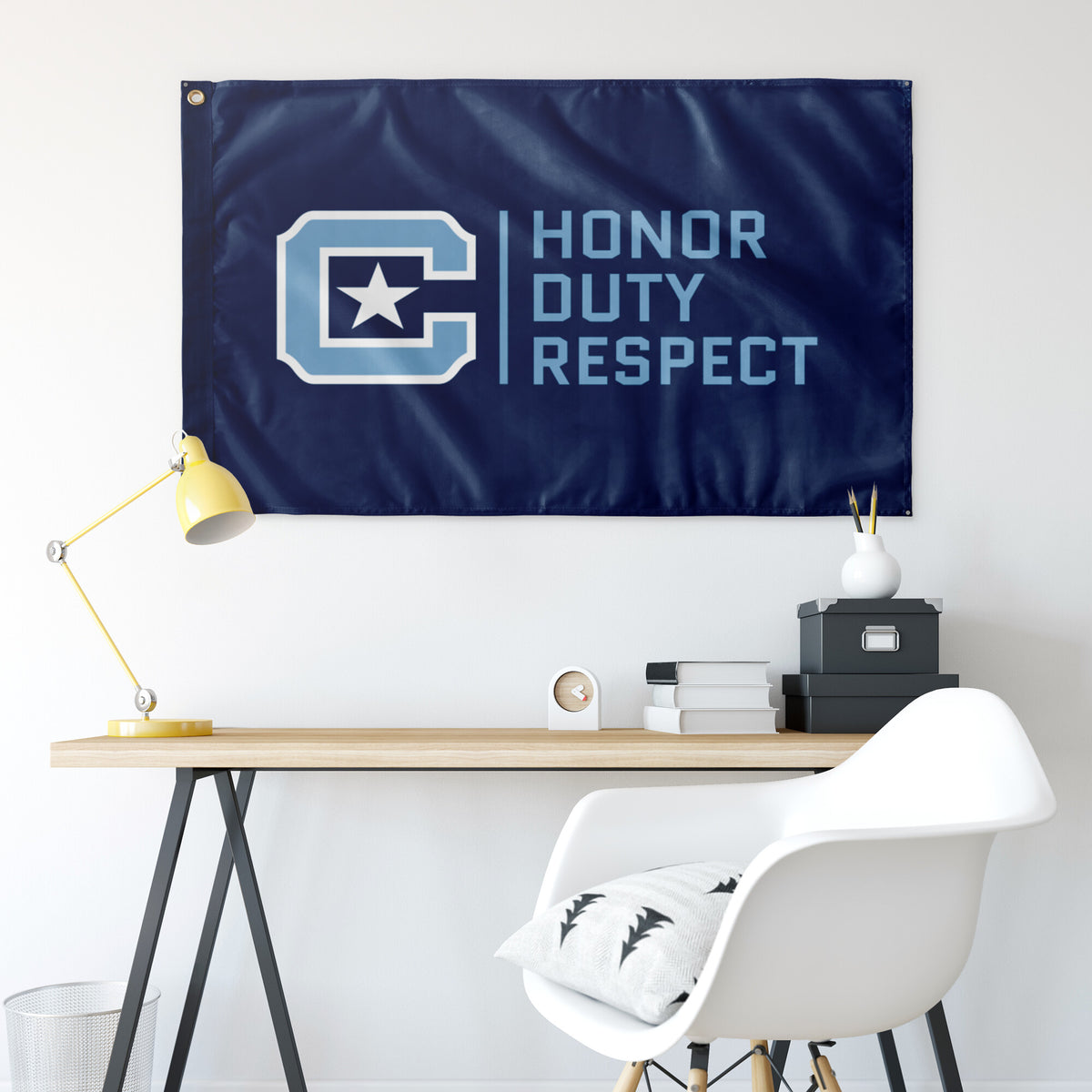 Honor Duty Respect Wall Flag - 36"x60"