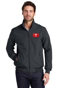 Load image into Gallery viewer, Big Red Soft Shell Bomber Jacket
