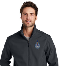 Load image into Gallery viewer, Spike Soft Shell Bomber Jacket-Battleship Grey

