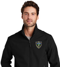 Load image into Gallery viewer, Shield Soft Shell Bomber Jacket- Black
