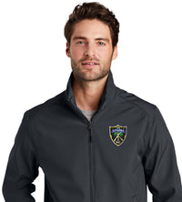 Load image into Gallery viewer, Shield Soft Shell Bomber Jacket-Battleship Grey
