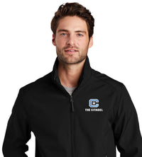 Load image into Gallery viewer, The Citadel C Soft Shell Bomber Jacket - Black
