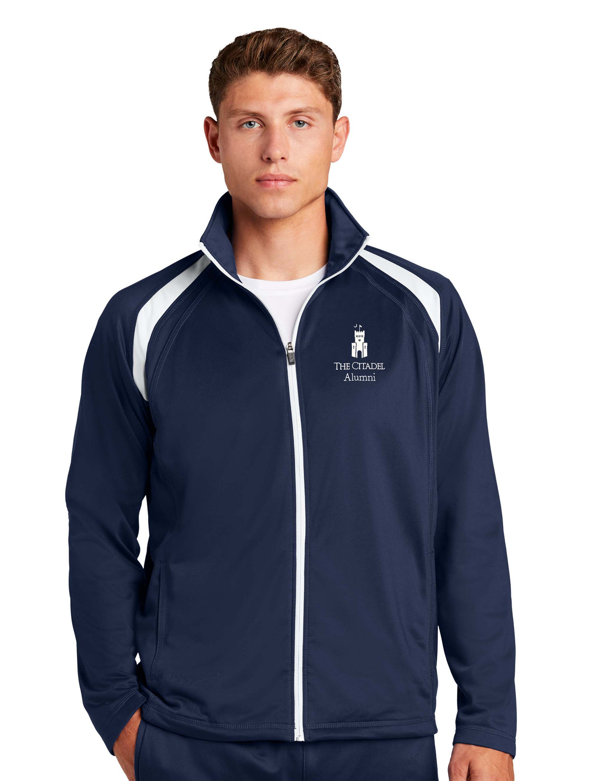 The Citadel Alumni Barracks Tricot Track Embroidery Jacket