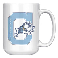 Load image into Gallery viewer, Jumping Bulldog White Mug - 15oz
