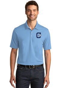 Load image into Gallery viewer, The Citadel, Jumping Bulldog UV Micro-Mesh Polo Shirt
