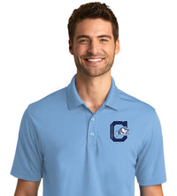 Load image into Gallery viewer, The Citadel, Jumping Bulldog UV Micro-Mesh Polo Shirt
